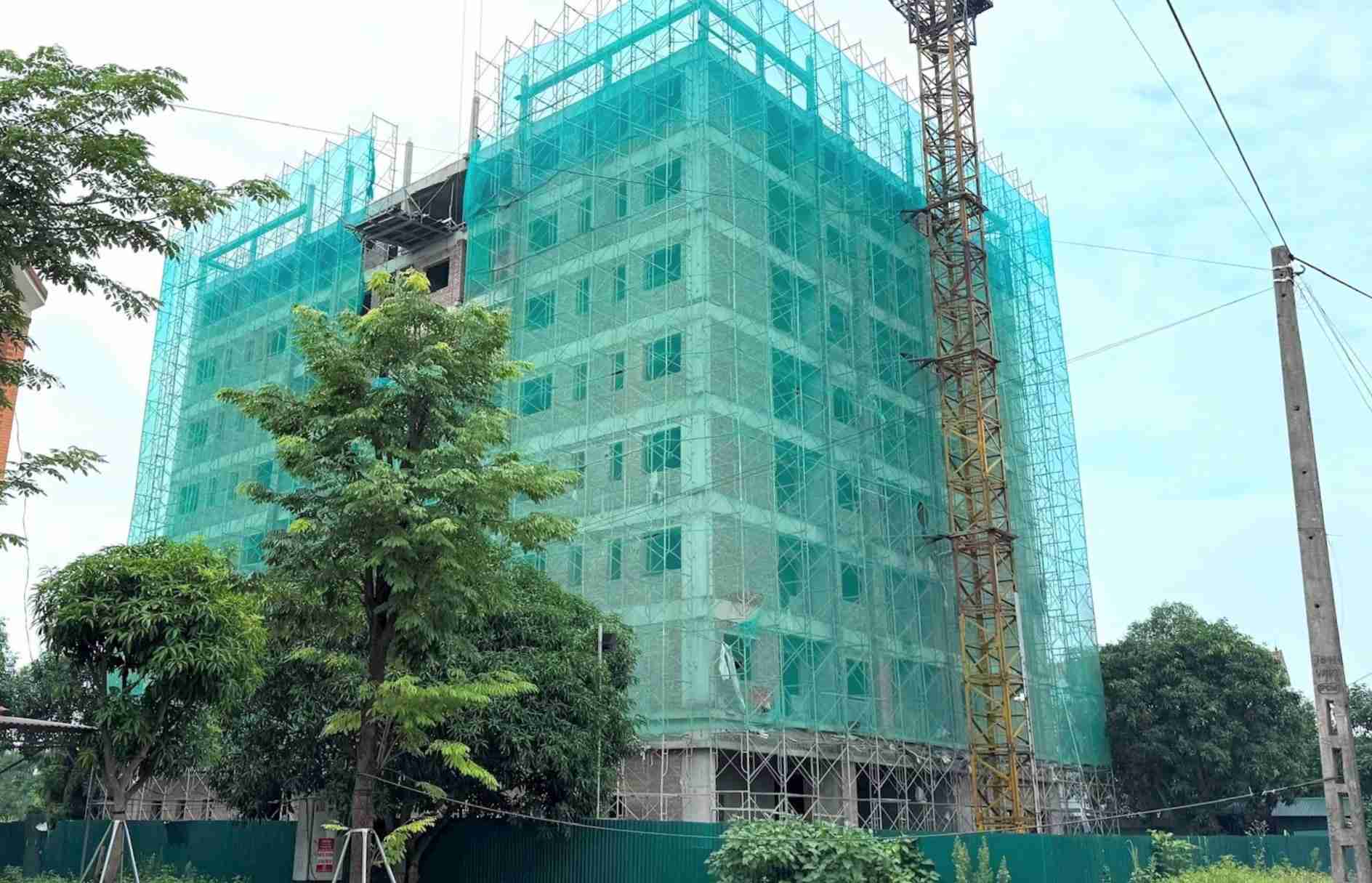 Social housing project of Hanoi Handico 30 Housing Investment Development and Trading JSC on Nguyen Viet Xuan street, Truong Vinh ward (Nghe An). Photo: Ngoc Anh