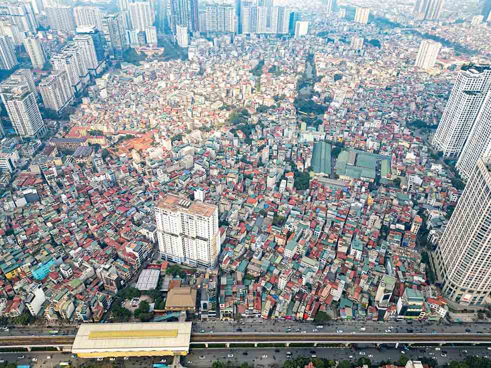 Một góc nội đô Hà Nội. Ảnh: Sóng Hữu 