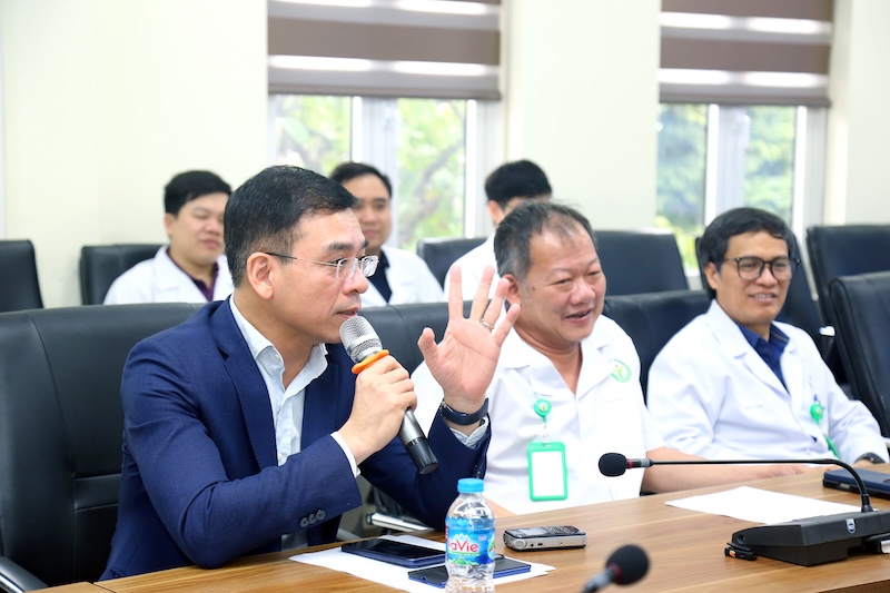 TS Hà Anh Đức - Cục trưởng Cục Khám chữa bệnh, Bộ Y tế nhận định về thành công của BV Việt Đức. Ảnh: BVCC