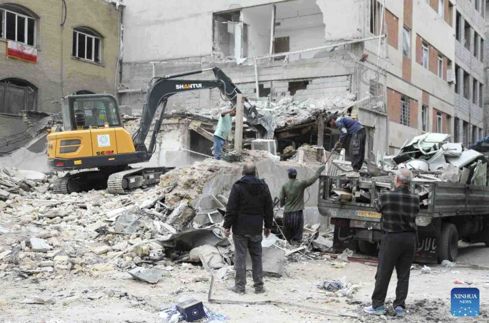 A corner of the Iranian capital after a US and Israeli attack. Photo: Xinhua