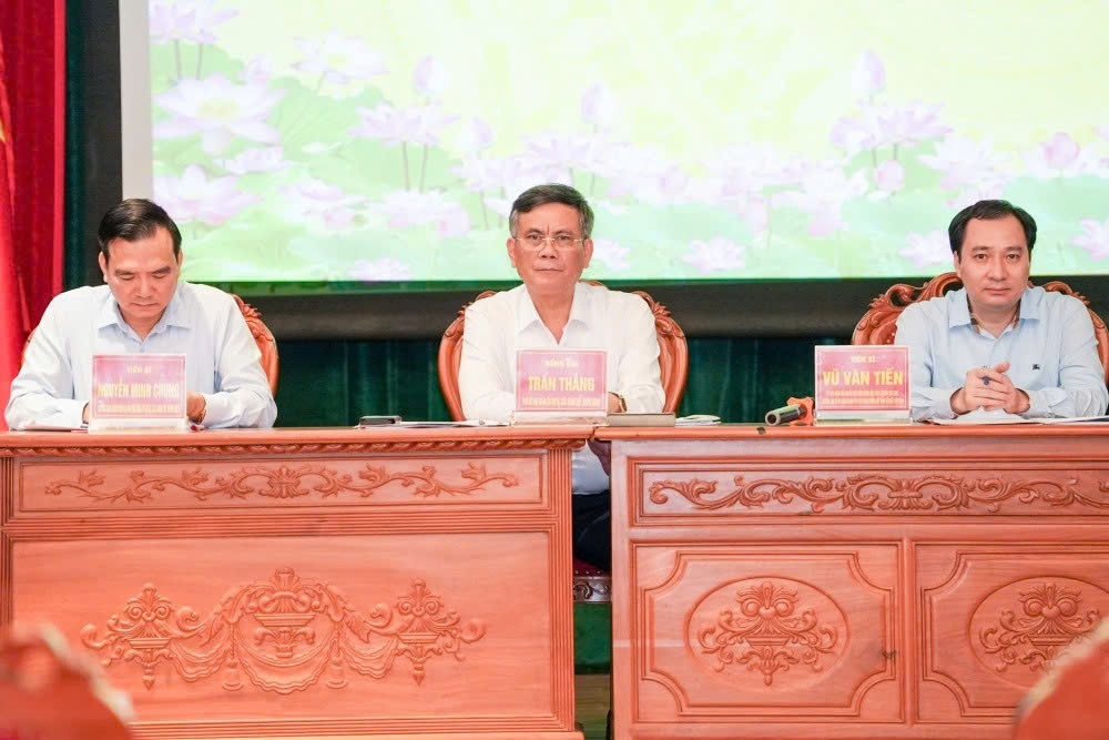 On the afternoon of March 19, the Standing Committee of the Party Committee of the Fatherland Front and central mass organizations coordinated with the Standing Committee of the Central Committee of the Vietnam Fatherland Front to organize a press conference for the first quarter of 2026. Photo: Huu Chanh