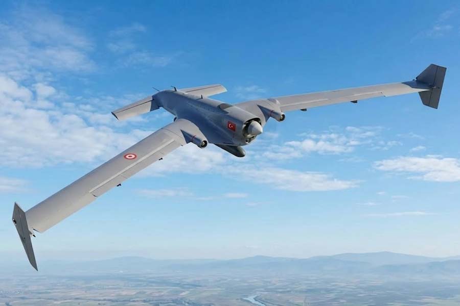 Turkish K2 suicide UAV reaches an altitude of more than 2,000km, capable of formation flight, combat without GPS. Graphics: Cat Tien