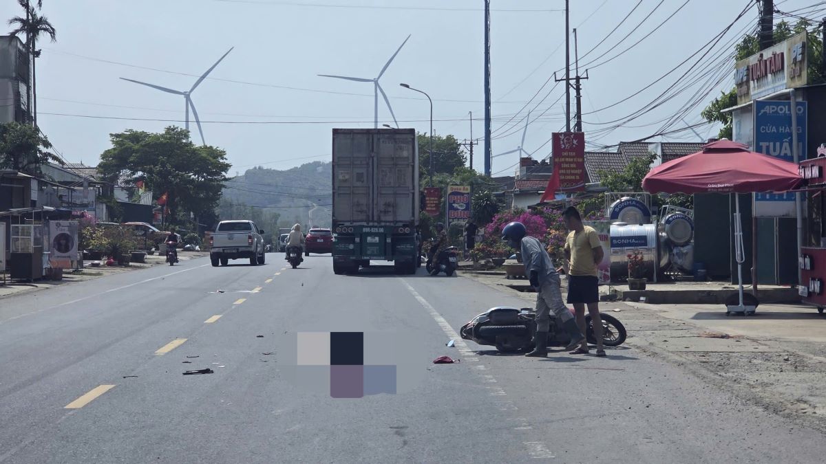 Scène de l'accident. Photo: H.Nguyen