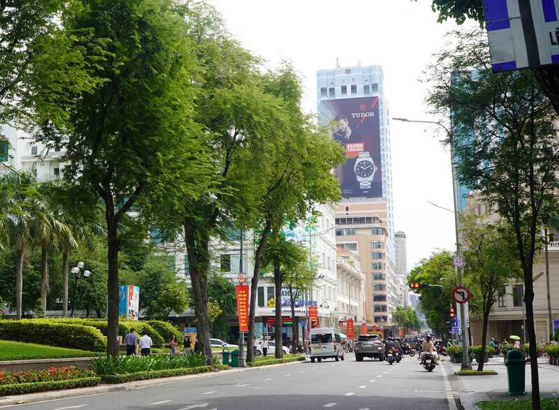 Đường Đồng Khởi.  Ảnh: Thanh Vũ