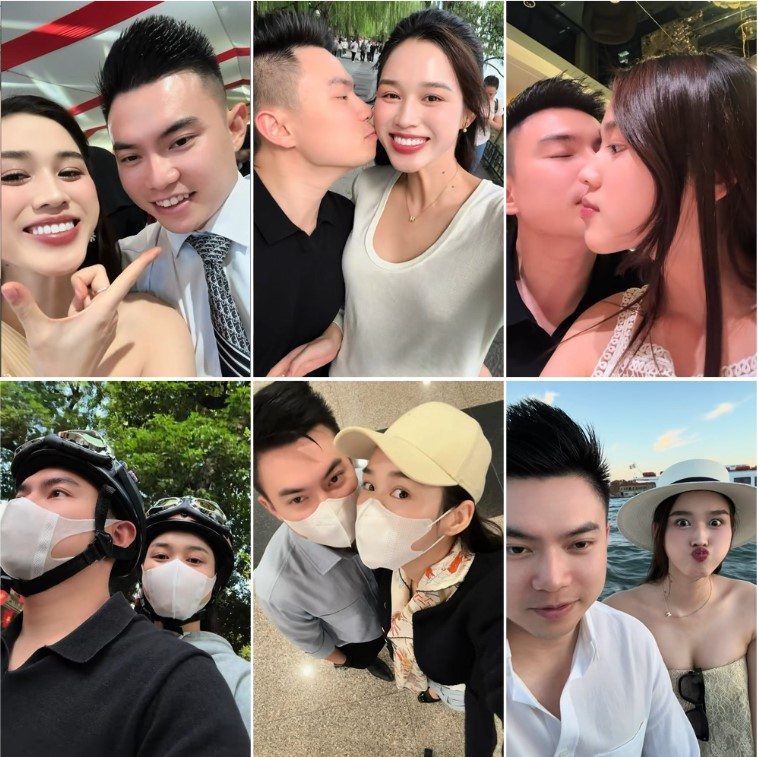 Hôn nhân hạnh phúc của Đỗ Thị Hà và chồng. Ảnh: Cắt từ video.