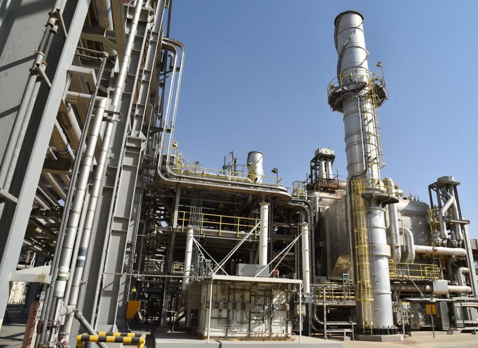 A facility of Aramco Petroleum Corporation in Dammam, Saudi Arabia. Photo: Xinhua