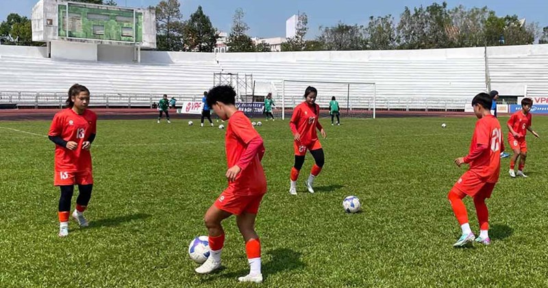 U20 nữ Việt Nam thua CLB TP.HCM I ở trận đấu tập tại Tây Ninh