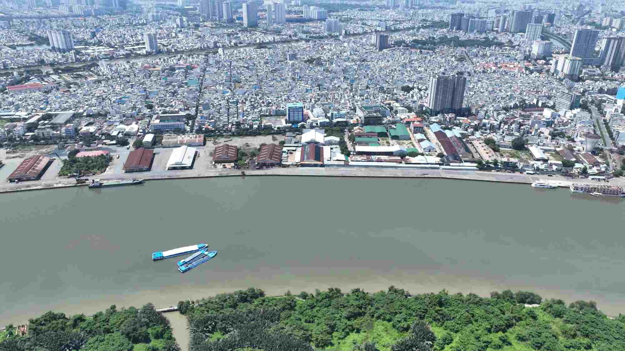 Khu đất cảng Nhà Rồng - Khánh Hội. Ảnh: Anh Tú