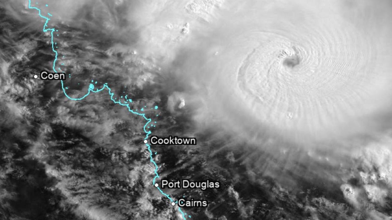 El supertifón Narelle amenaza el territorio continental de Queensland, Australia, con fuertes lluvias y ráfagas de viento de hasta 315 km/h. Foto: Weather
