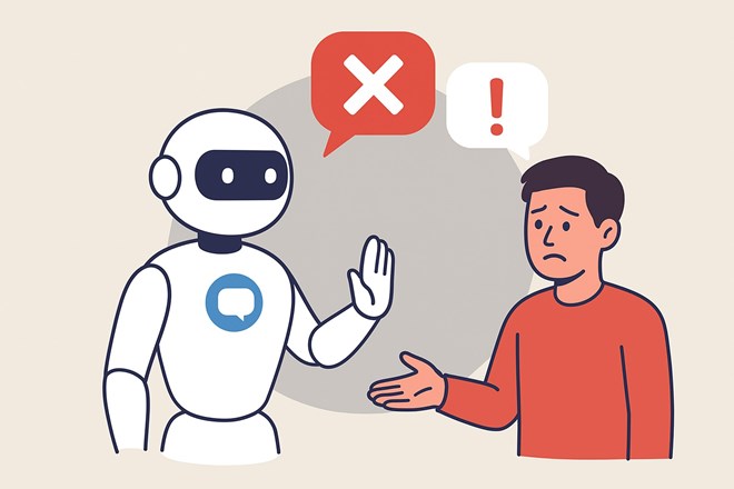 AI chatbots can be useful support tools, but should not become "replacements" for real relationships. Graphics: Hao Thien