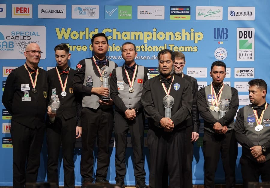 Tran Quyet Chien and Nguyen Tran Thanh Tu have the 2026 world championship title. Photo: UMB