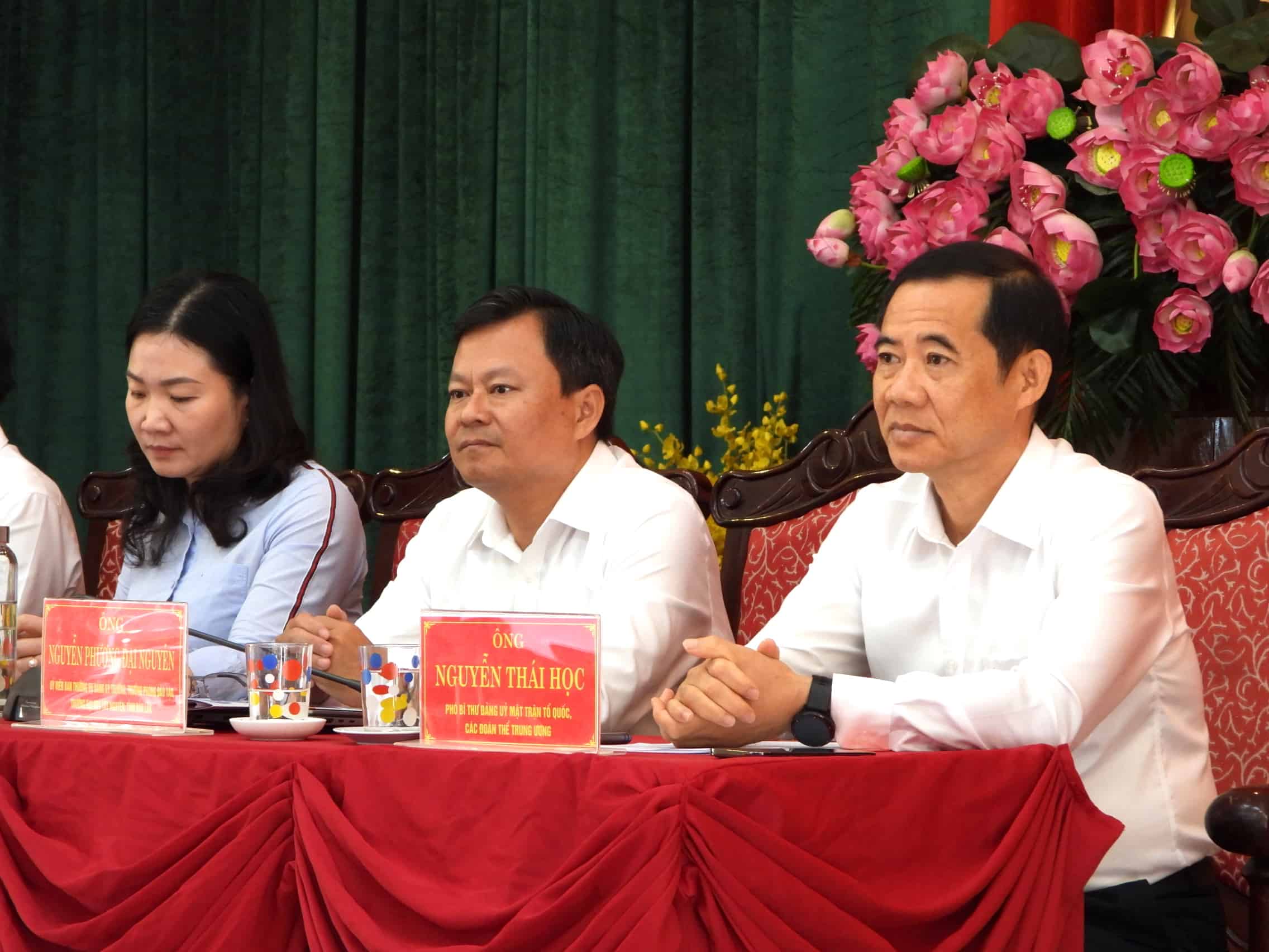 Ông Nguyễn Thái Học – Phó Bí thư Đảng ủy Mặt trận Tổ quốc, các đoàn thể Trung ương. Ảnh: Bảo Trung