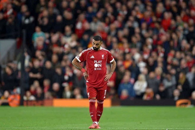 Mohamed Salah has lost his form. Photo: AFP