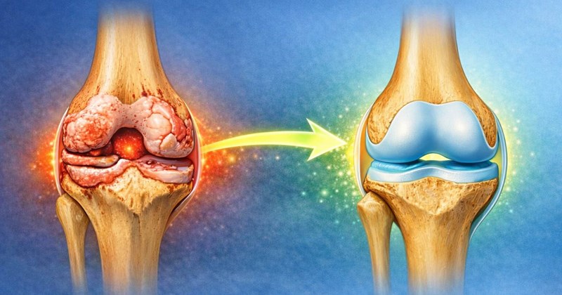 Hoạt chất giúp phục hồi tổn thương thoái hóa khớp, mở ra hướng điều trị mới