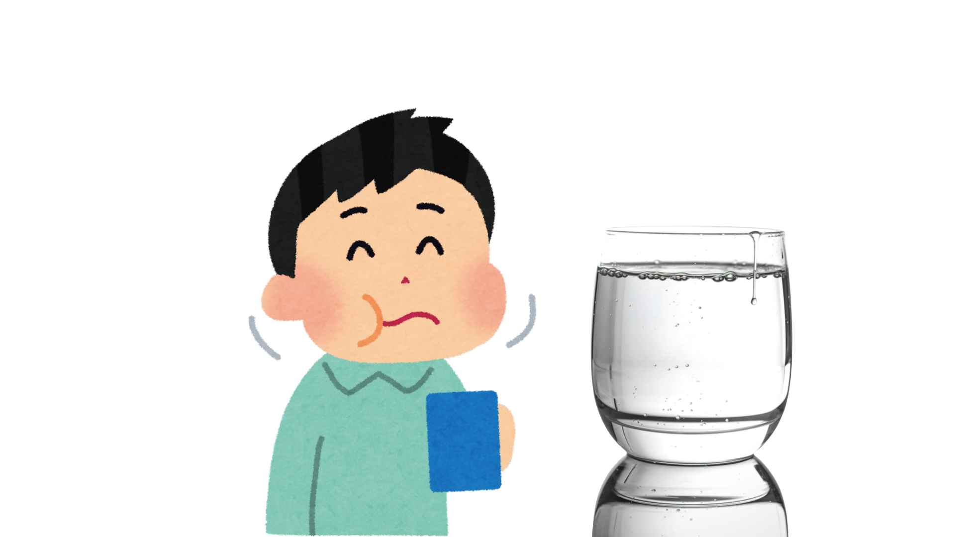 Salt water helps clean the oral cavity, and proper use also contributes to making teeth brighter. Graphic photo: Huong Son
