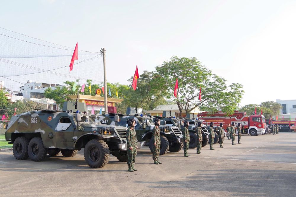 Da Nang City Military Command organizes the 2026 training launching ceremony and launches a peak emulation period. Photo: City Military Command