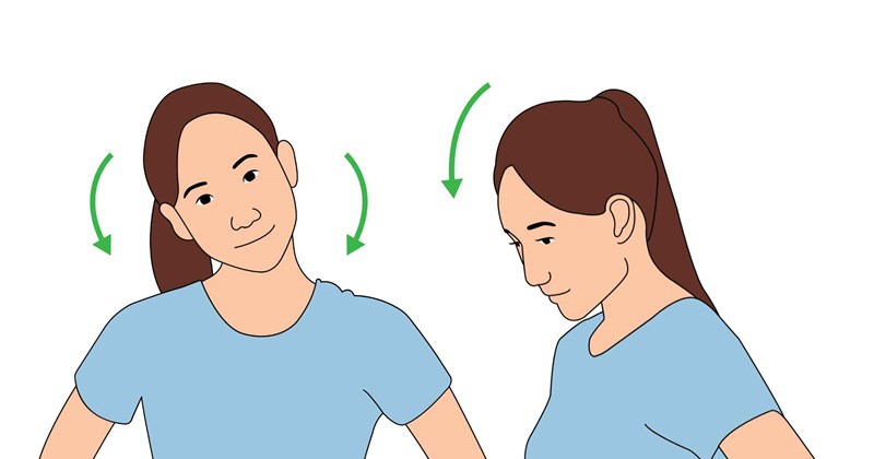 3 động tác đơn giản giúp giảm đau vai gáy