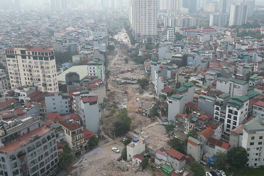 Cau Giay Ward urgently hand over site for Ring Road 2.5