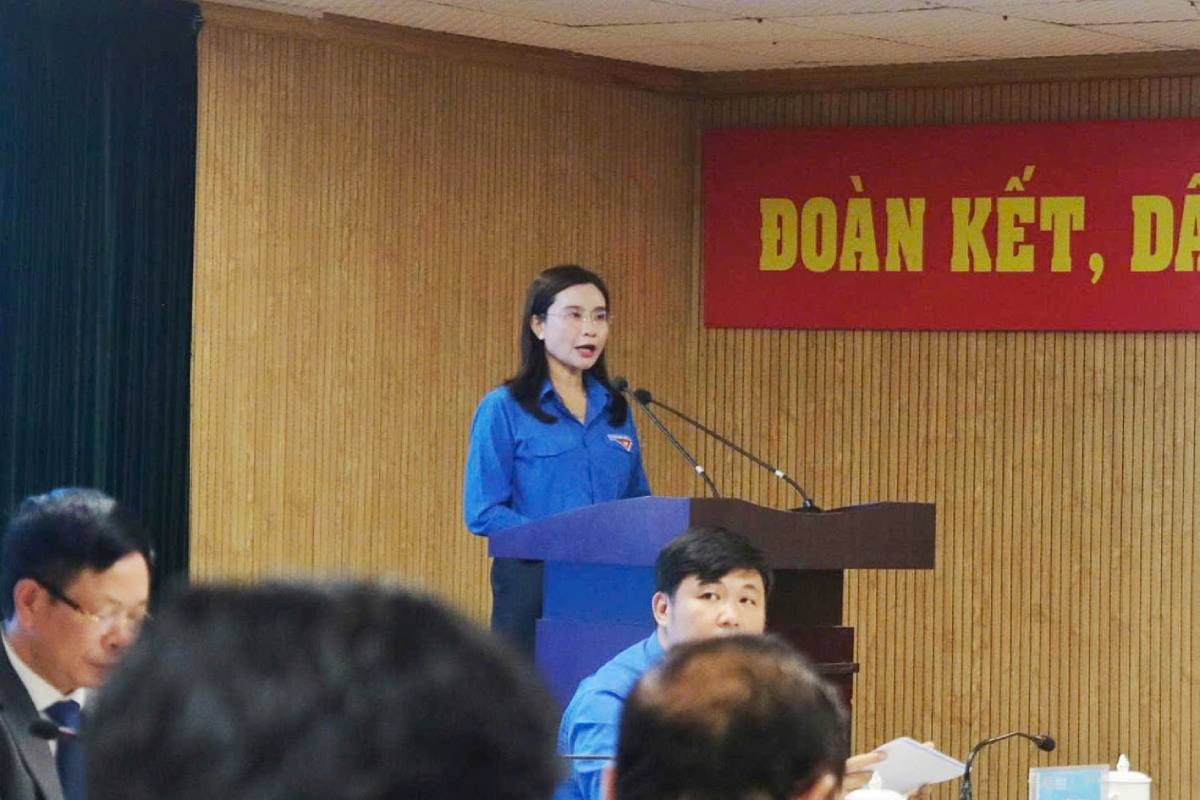 Bà Nguyễn Phạm Duy Trang đặt niềm tin lớn vào tương lai thế hệ trẻ Việt Nam. Ảnh: Hoàng Linh 