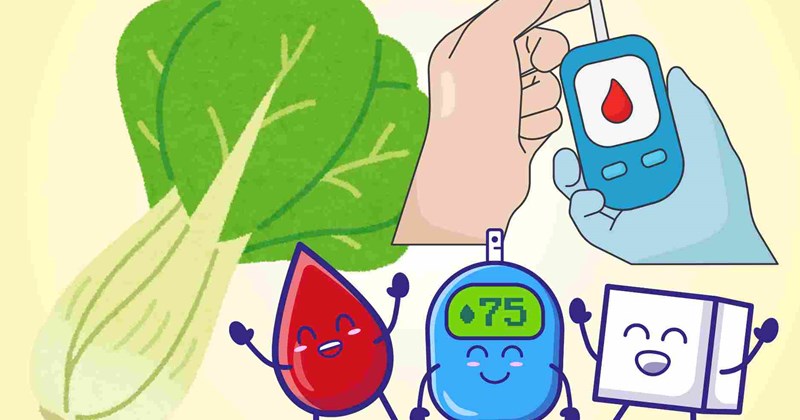 Cải xanh giúp giải độc, kiểm soát đường huyết