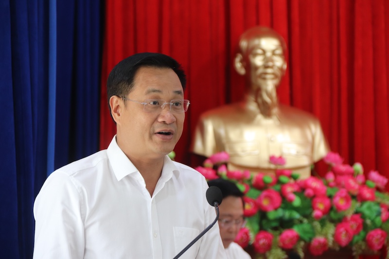 Secretary Le Ngoc Quang is determined to create a breakthrough in planning for Da Nang. Photo: Nguyen Linh