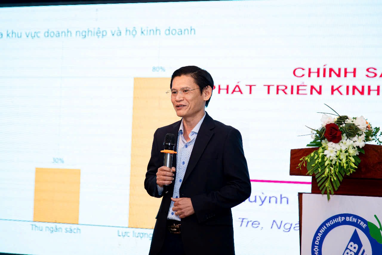Dr. Huynh Thanh Dien - economic expert, lecturer at Nguyen Tat Thanh University. Photo: Thach Lam