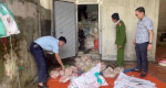 Seizing 4 tons of dirty food preparing to be smuggled into the market in Thanh Hoa. Photo: Thanh Hoa Provincial Police