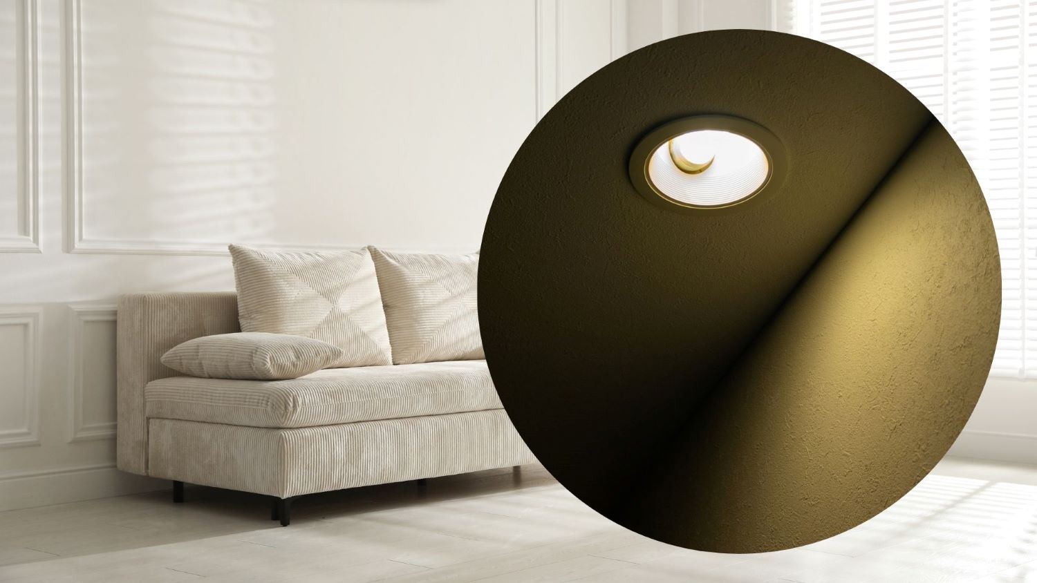 Reasonable lighting design helps small rooms look wider and more airy. Graphics: Thanh Thanh