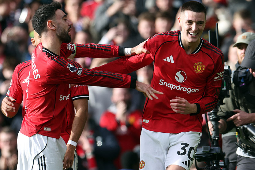 Benjamin Sesko once again brought victory to Man United. Photo: AFP