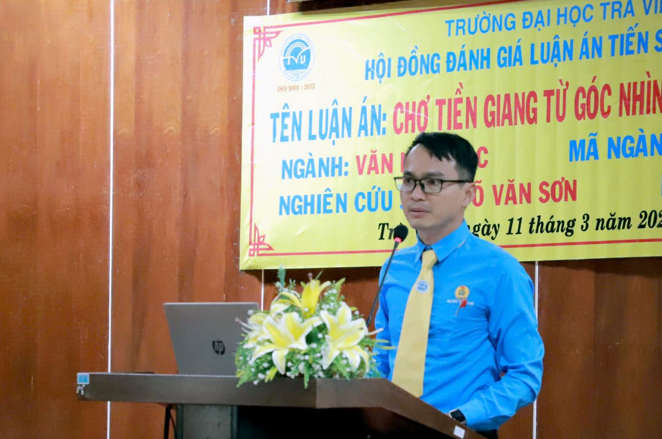 TS Võ Văn Sơn, nhà giáo được tặng thưởng Huân chương Lao động hạng Ba. Ảnh: NVCC