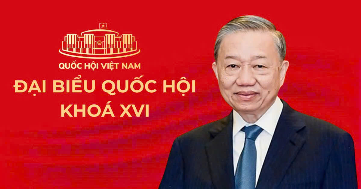 General Secretary To Lam elected as National Assembly Deputy of the XVI term at constituency No. 1, Hanoi City. Photo: Pham Dong