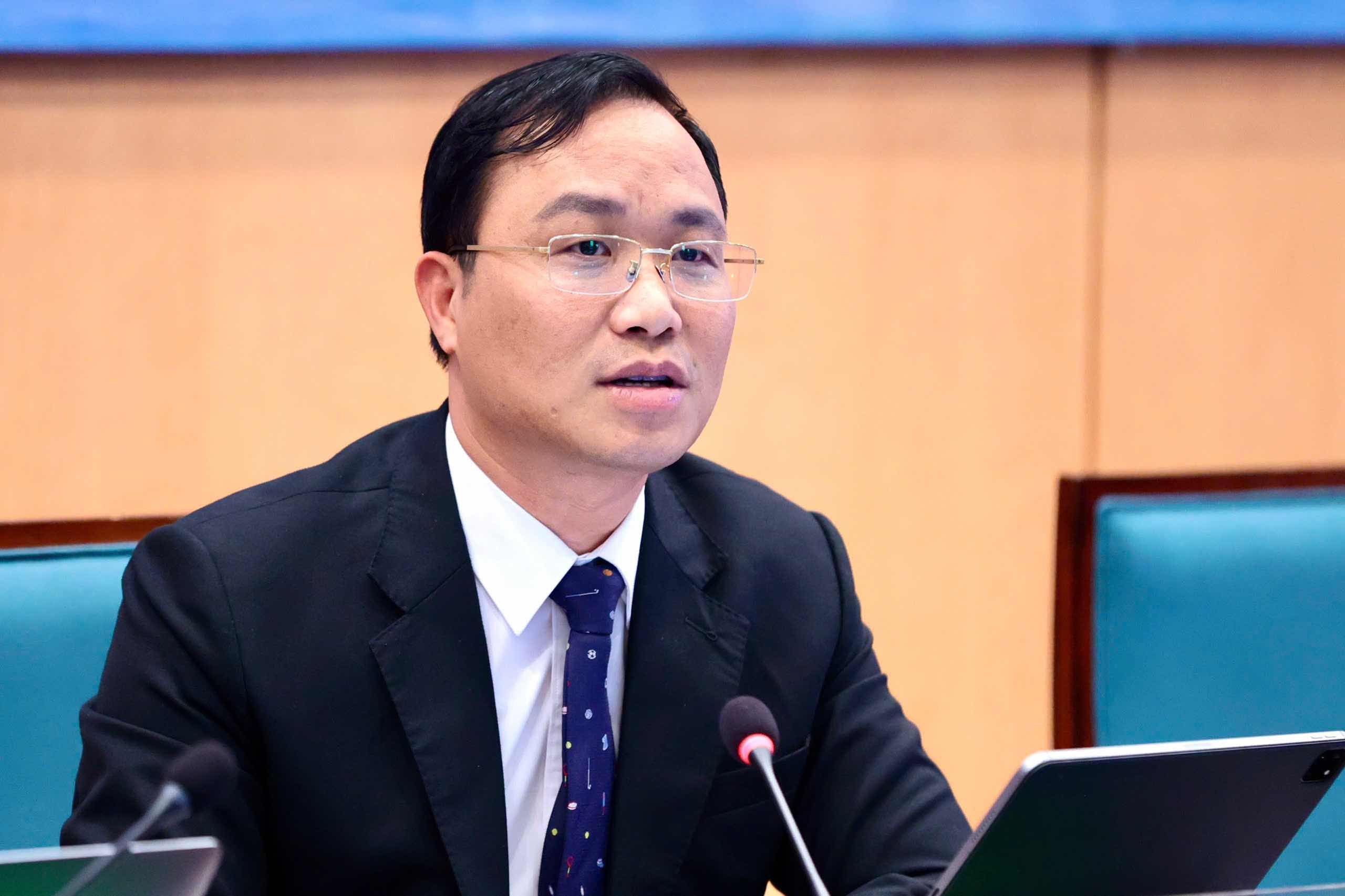 Chánh Văn phòng UBND TP Hà Nội Nguyễn Tiến Thiết. Ảnh: 