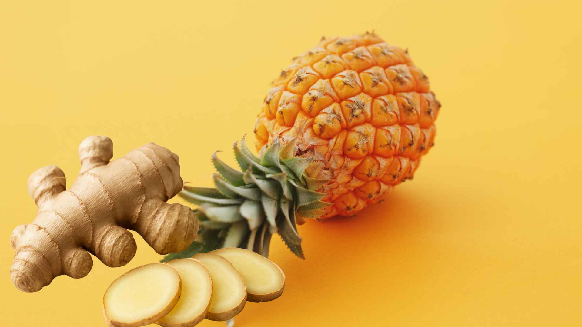 パイナップルを生姜と組み合わせると、抵抗力を高め、消化を効果的にサポートする飲み物になります。 グラフィック写真:フオン・ソン