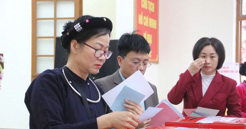 Lạng Sơn: Bầu cử đạt tỷ lệ cử tri đi bỏ phiếu gần như tuyệt đối