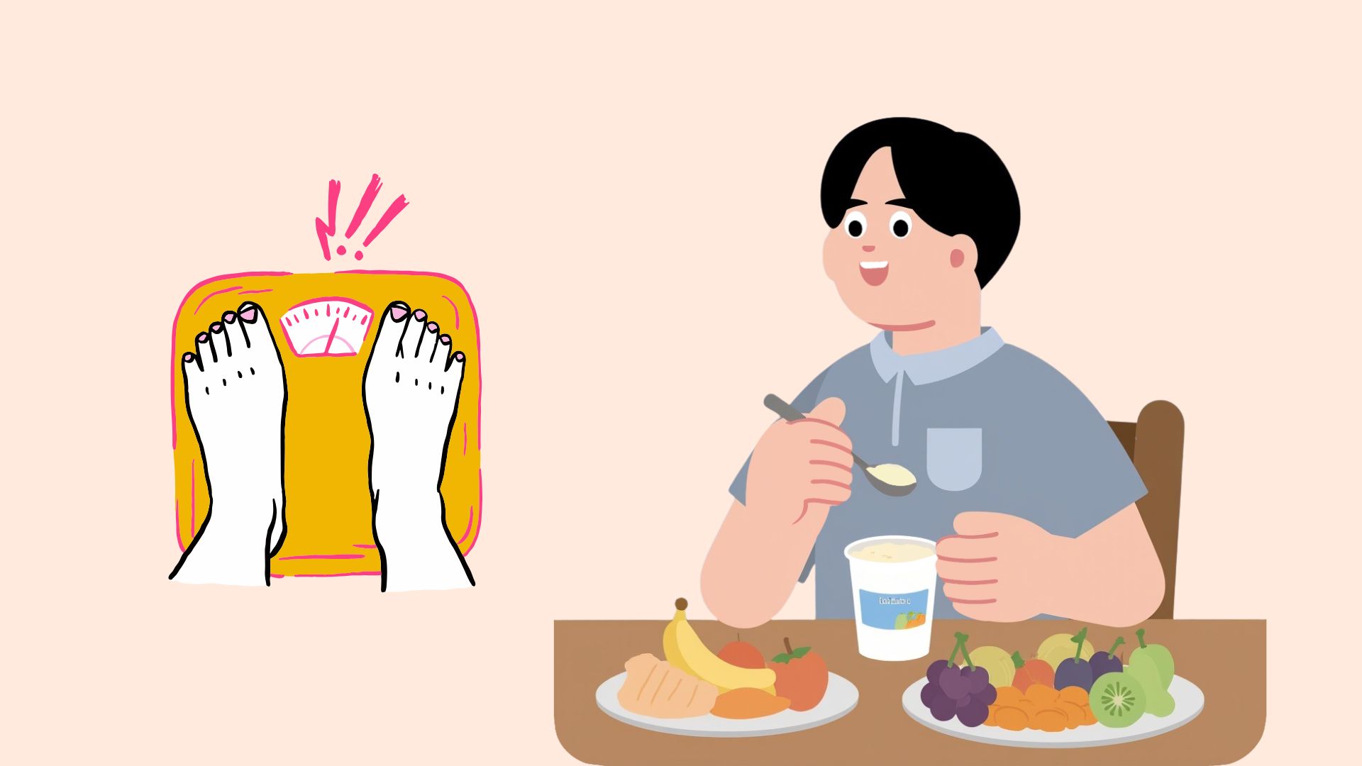 Effective weight loss with fiber-rich and easy-to-make snacks. Graphics: Minh Chau