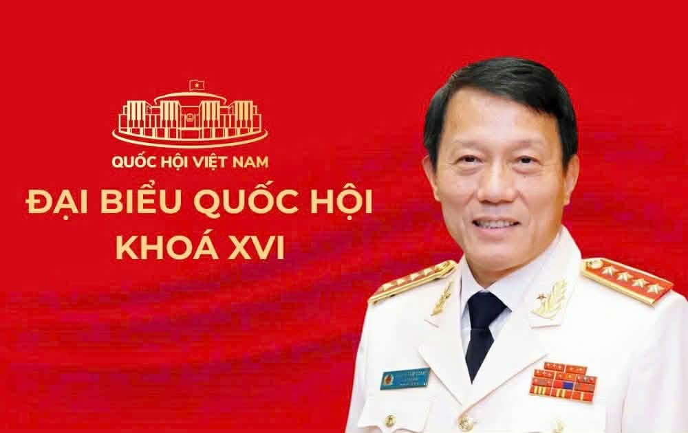 ルオン・タム・クアン大将 - 政治局委員、公安大臣が第16期国会議員に当選、フンイエン省第3選挙区。写真:ディン・チュオン