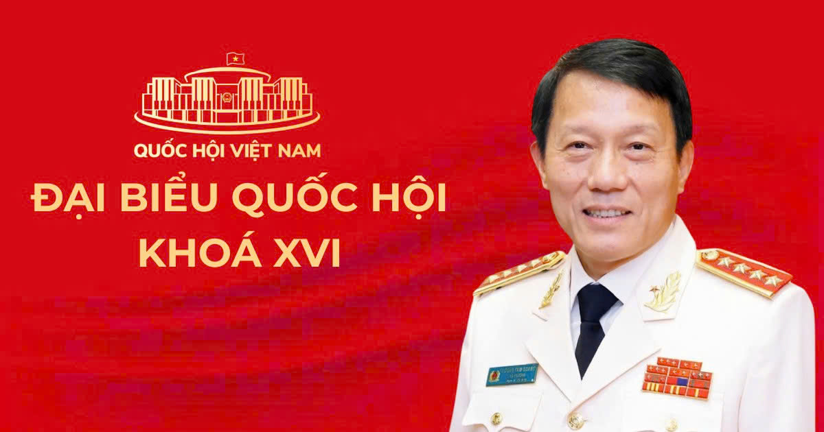 General Luong Tam Quang - Member of the Politburo, Minister of Public Security elected as National Assembly Deputy of the XVI term, electoral unit No. 3 of Hung Yen province. Photo: Dinh Truong