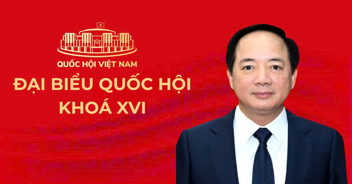 Head of the Central Propaganda and Mass Mobilization Commission Trinh Van Quyet elected as National Assembly Deputy of the 16th term. Photo: Dinh Truong