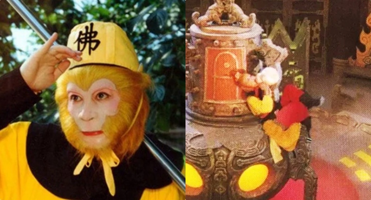 映画「西遊記」の孫悟空が妖精を食べるシーン。写真:VieON