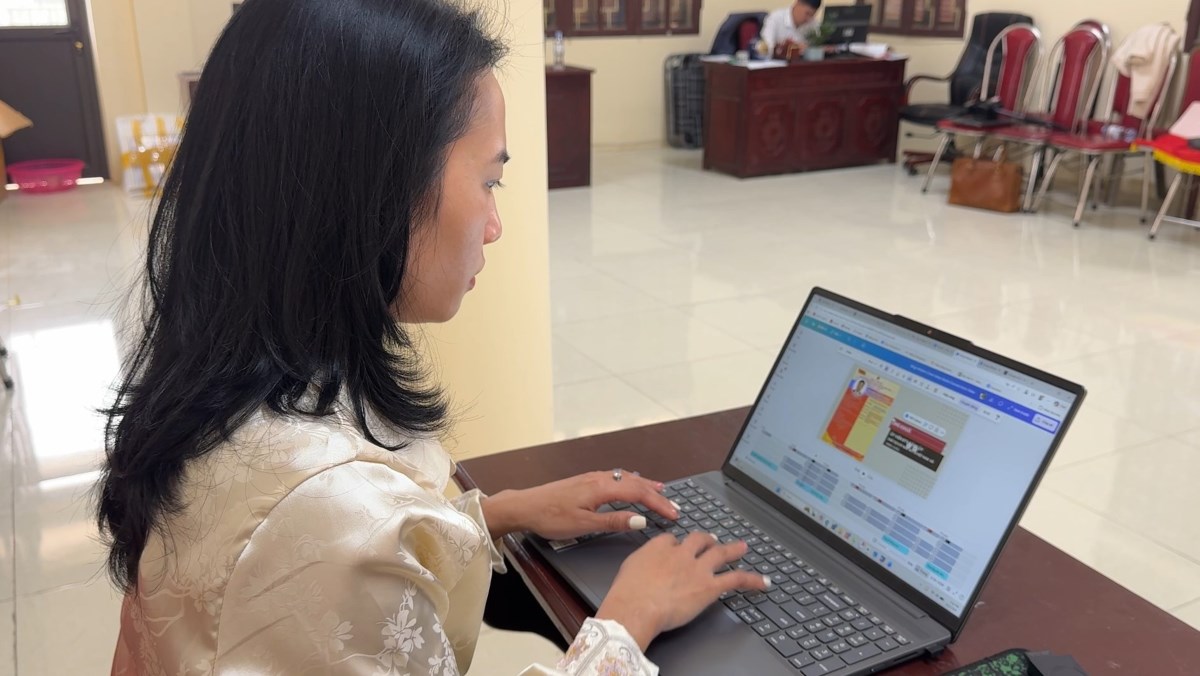 Minh Chau island commune promotes the application of AI in grassroots media content production