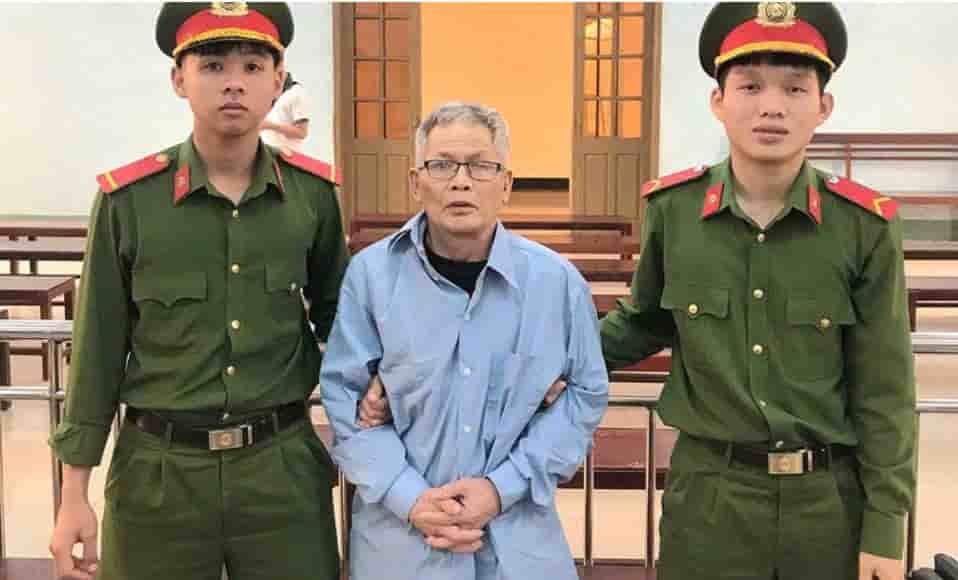 Bị cáo Công Lý tại phiên tòa Ảnh: Thúy Trinh 