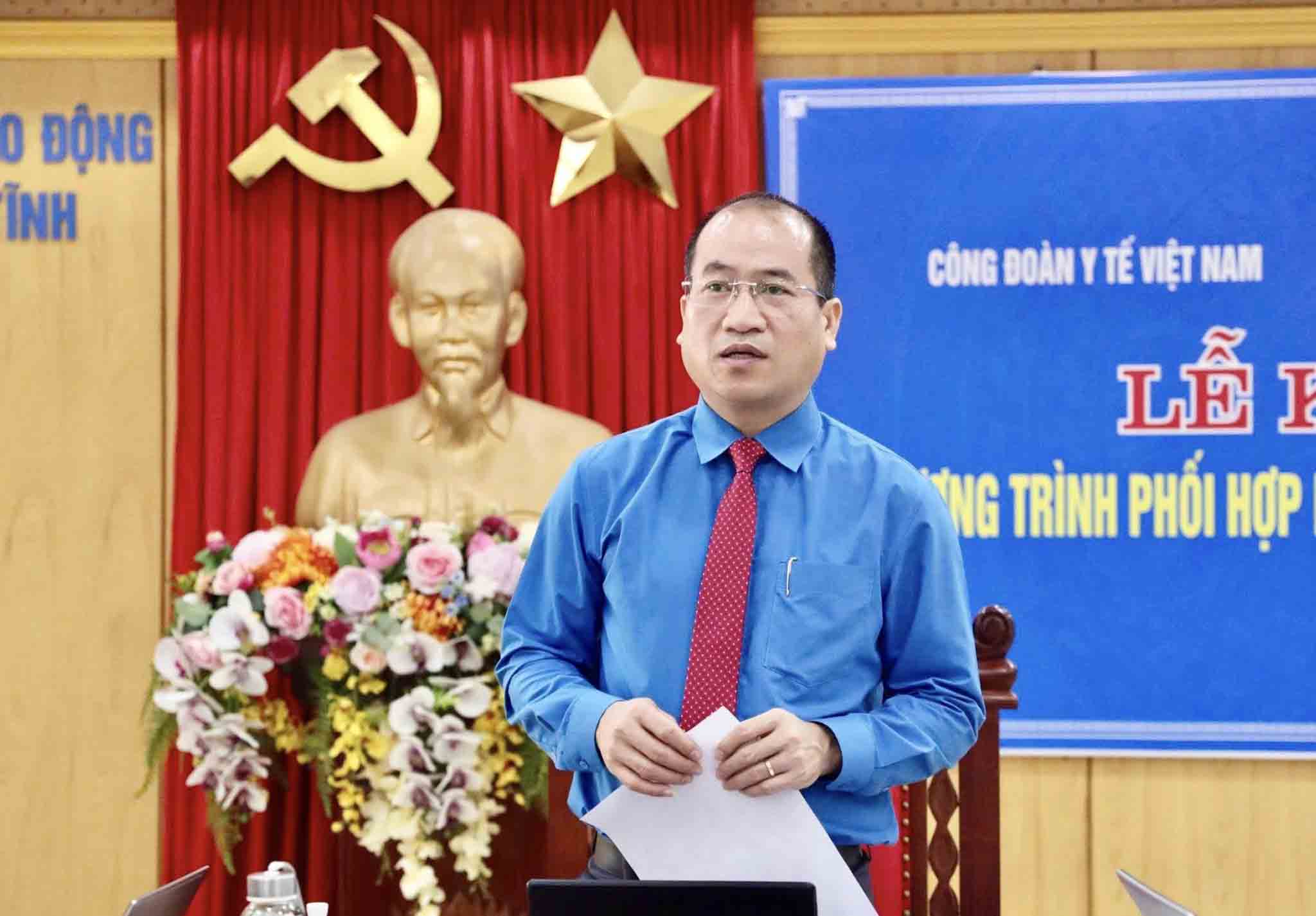 Mr. Nguyen The Hoan - Chairman of Ha Tinh Provincial Labor Federation elected as a delegate to Ha Tinh Provincial People's Council for the 2026-2031 term. Photo: Mai Anh