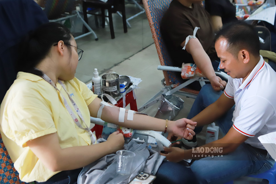 Youth union members and workers of Gia Lai province participate in the 2026 Voluntary Blood Donation Day. Photo: Hoai Phuong