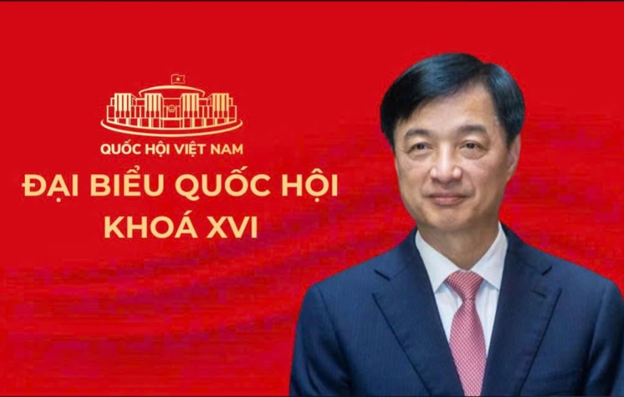 Politburo Member, Secretary of the Hanoi Party Committee Nguyen Duy Ngoc was elected as a National Assembly Deputy of the XVI term, constituency No. 10, Hanoi City. Photo: Dinh Truong