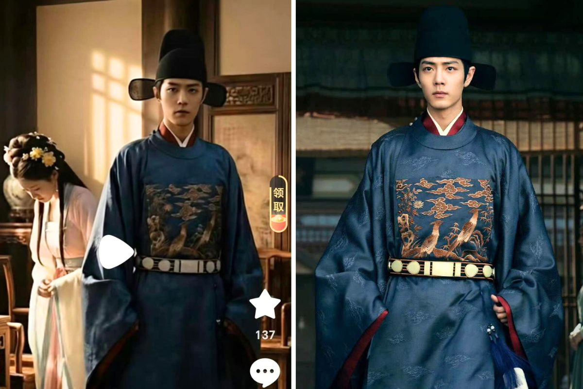 Phim ngắn AI sử dụng trái phép hình ảnh Tiêu Chiến. Ảnh: cắt từ video