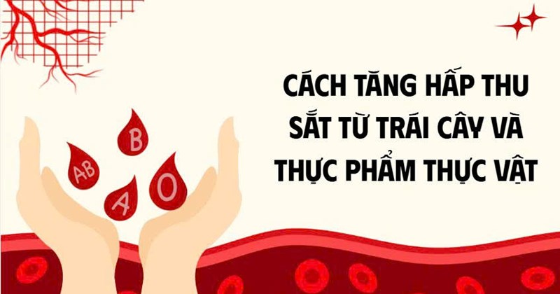 Cách tăng cường hấp thụ sắt từ trái cây và thực phẩm thực vật