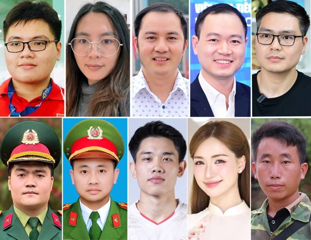 La lista de los 10 Jóvenes Rostros Destacados de Vietnam en 2025 acaba de ser anunciada. Foto: TTXVN
