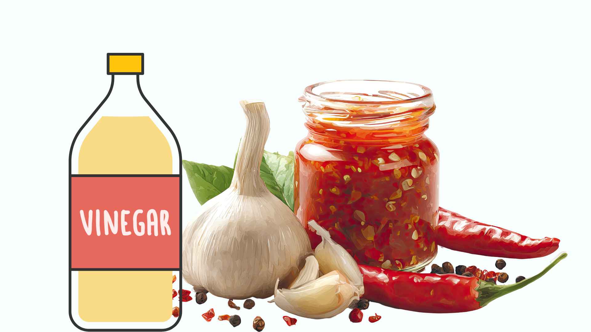 Just do this correctly, garlic soaked in chili vinegar will be white and crispy without being green. Graphic photo: Hoang Loc.