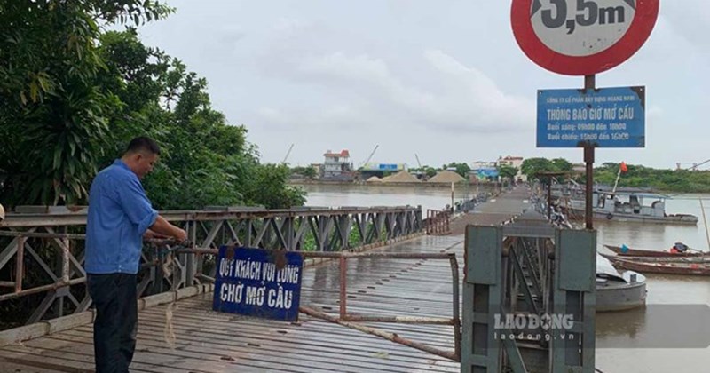 Cầu phao Ninh Cường tạm dừng xe ô tô, xe tải từ 21/3