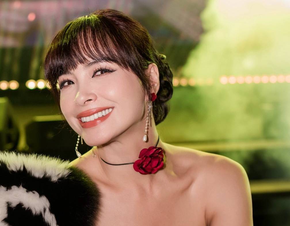 Former model Thuy Hanh had to lock comments on her personal page. Photo: NVCC